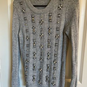 Tory Burch Embellished Sweater. S.
